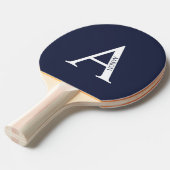 Ping Pong Raquette de ping-pong personnalisée avec monogramm (Devant Angle)