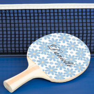 Ping Pong Raquette de ping-pong personnalisée - Motif floral