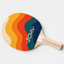 Raquette de ping-pong personnalisée sur le thème d