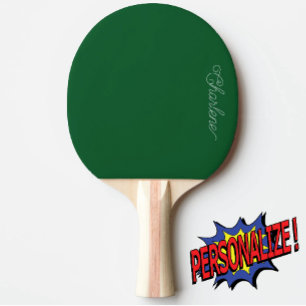 Ping Pong Raquette de ping-pong personnalisée vert forêt