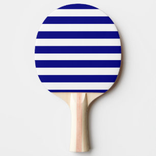 Ping Pong Raquette de ping-pong rayée bleu et blanc