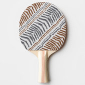 Ping Pong Raquette de ping-pong rayée tribale Boho (Devant)