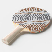 Ping Pong Raquette de ping-pong rayée tribale Boho (Devant Angle)