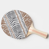 Ping Pong Raquette de ping-pong rayée tribale Boho (Côté)