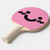Ping Pong Raquette de ping-pong rose clair visage timide mig (Devant Angle)