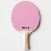 Ping Pong Raquette de ping-pong rose, texte différent sur le (Devant)