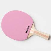 Ping Pong Raquette de ping-pong rose, texte différent sur le (Côté)