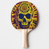 Ping Pong Raquette de ping-pong "Tête de mort" (Devant)