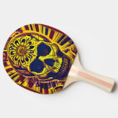 Ping Pong Raquette de ping-pong "Tête de mort" (Côté)