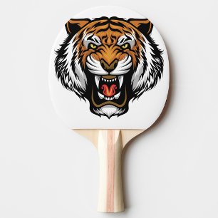 Ping Pong Raquette de ping-pong Tigre en colère