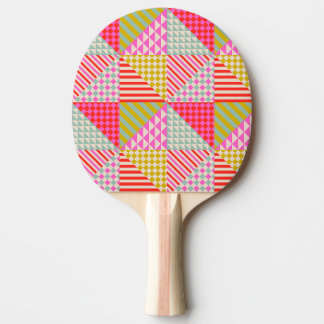Ping Pong Raquette de tennis de ping-pong en patchwork color