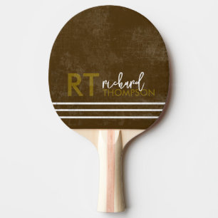Ping Pong Raquette de tennis de table avec nom de joueur mar