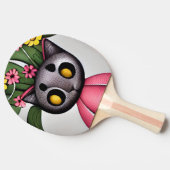 Ping Pong Raquette de tennis de table / chauve-souris, chat (Côté)