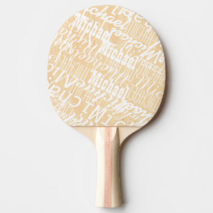 Ping Pong Raquette de tennis de table cool / Nom de joueur d