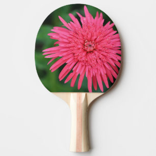 Ping Pong Ravissante raquette de ping-pong à fleurs de corai