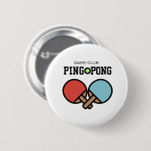 Ping Pong Ronde Button 5,7 Cm (Voorkant /achterkant)