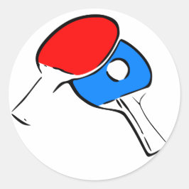 Ping Pong Ronde Sticker