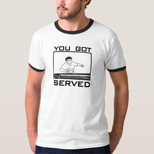 Ping Pong Service T-shirt (Voorkant)