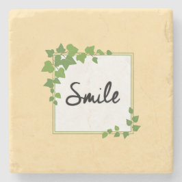 Ping pong smile  stenen onderzetter