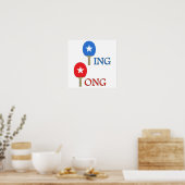 Ping Pong Star Poster (Keuken)