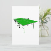Ping Pong-tabel Kaart (Staand voorkant)