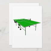 Ping Pong-tabel Kaart (Voorkant / Achterkant)