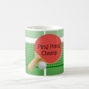 Ping Pong Table Tennis Design Café Mug