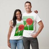Ping Pong Table Tennis Design T-Shirt (Unisexe)