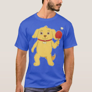 Ping Pong Table Tennis Dog Owner Puppy Pet Dog Lov T-shirt