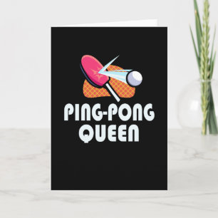 Ping Pong Table Tennis Women Player Kaart