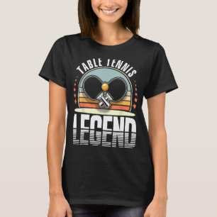 Ping Pong Tafeltennis Tafeltennis Bat 3 T-shirt