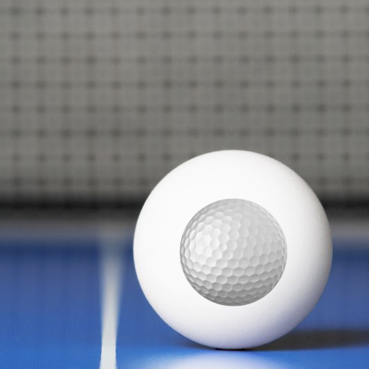 Ping Pong Texture de balle de golf blanche gaufree (Filet)