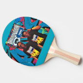 Ping Pong THOMSON SPIN TWINS. Raquette de ping-pong (Côté)