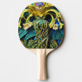 Ping Pong Une raquette de ping-pong décorée (Dos)