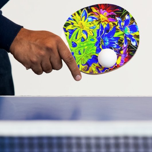 Ping Pong Une raquette de ping-pong décorée (Insitu)