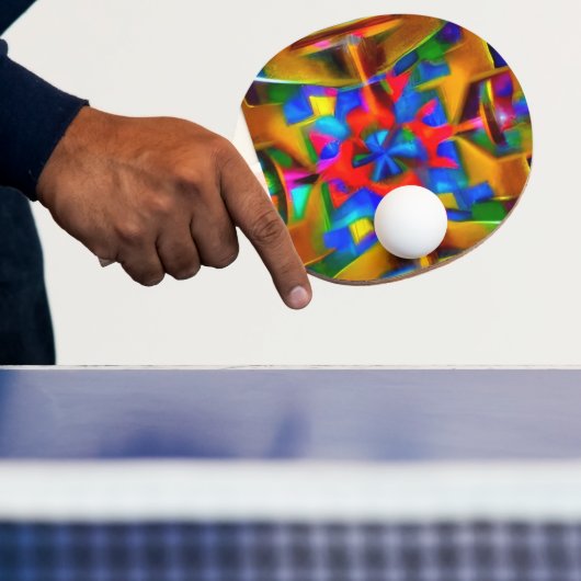 Ping Pong Une raquette de ping-pong décorée (Insitu)