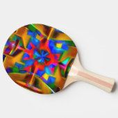 Ping Pong Une raquette de ping-pong décorée (Côté)