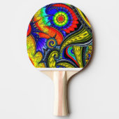 Ping Pong Une raquette de ping-pong décorée (Dos)