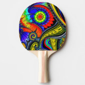 Ping Pong Une raquette de ping-pong décorée (Devant)