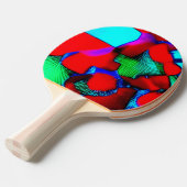 Ping Pong Une raquette de ping-pong décorée (Devant Angle)