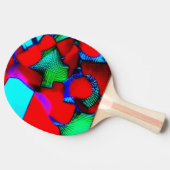 Ping Pong Une raquette de ping-pong décorée (Côté)