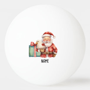 Ping pong Vrolijk kerstfeest met de kerstman Pingpongballen