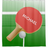 Pingel Tennis Design Showgordijn Douchegordijn (Voorkant)