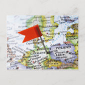 Pingle de carte placée à Berlin, Allemagne sur la (Devant)