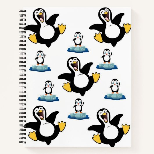 Pingouin à Carnet spiral (Devant)