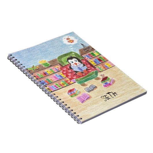Pingouin à lecture intelligente carnet enfant pers (Côté Droit)