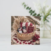 Pingouin adorable avec faire-part de grossesse Ros (Debout devant)