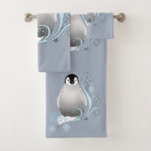 Pingouin Art Nouveau Snowflakes (En situation)