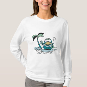 Pingouin aux T-shirts et aux cadeaux de plage