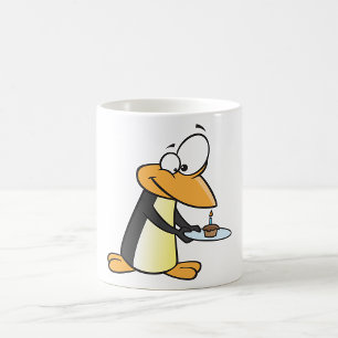 Pingouin Avec Mug Cupcake